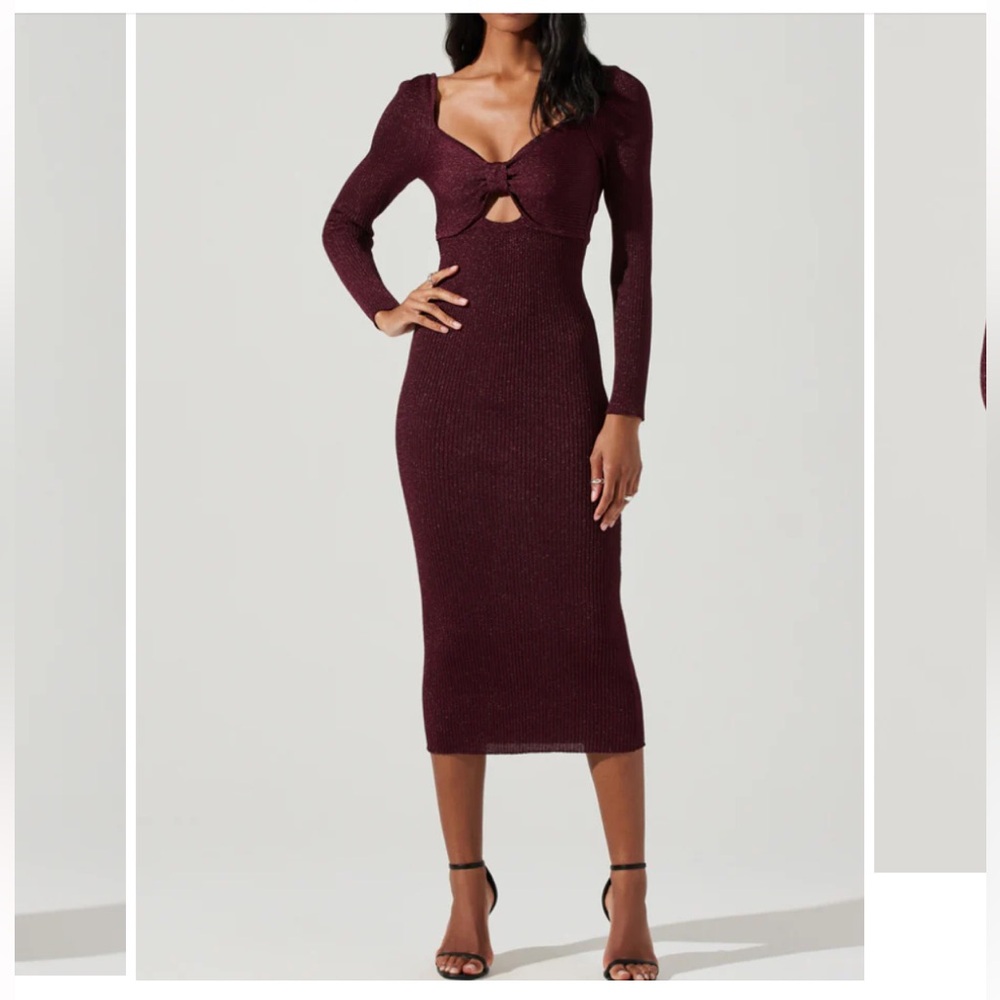 ASTR THE LABEL ANASTASIA SWEATER DRESS
